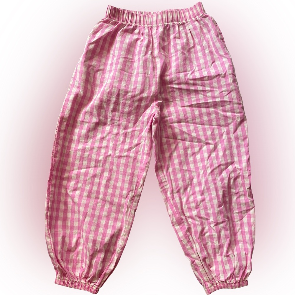 Hanna Andersson Gingham Parachute Pants